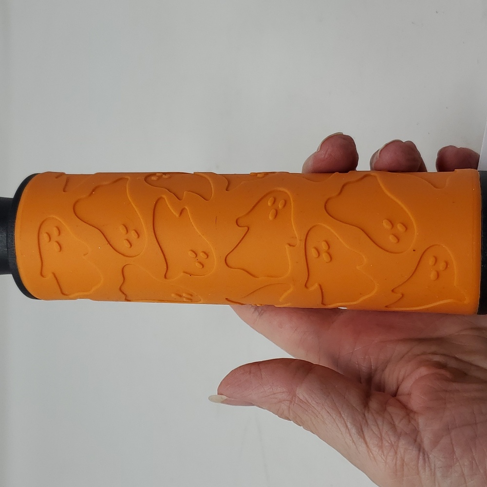 Halloween Silicone Rolling Pin Set - Orange and Black